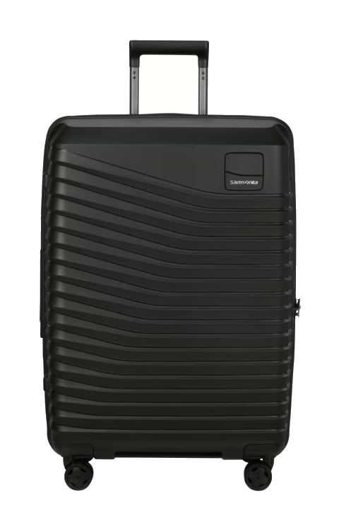 Samsonite Intuo Trolley mit 4 Rollen, erweiterbar, M, Black