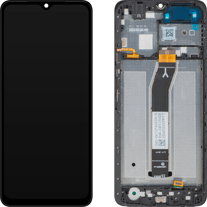 Display mit Touchscreen Xiaomi Redmi A3x, mit Rahmen, Schwarz (Midnight Black), Service Pack 560006C3Y200
