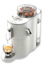 CoffeeB Café Royal Kaffeemaschine in Globe Weiß Neu und OVP