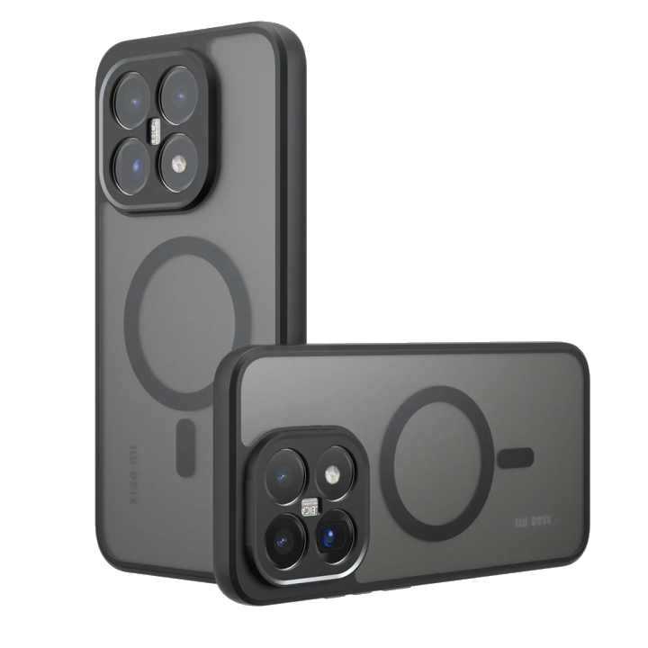 MagSafe Hülle für Xiaomi 15T, Techsuit, PureFrost, Satinschwarz