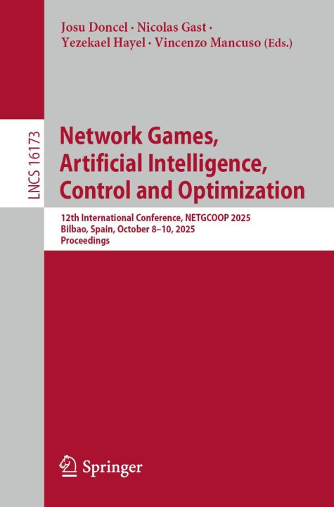 Network Games Artificial Intelligence Control and Optimization