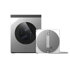 ECOVACS WINBOT W3 OMNI Fensterputzroboter mit Multifunktionsstation Schwarz