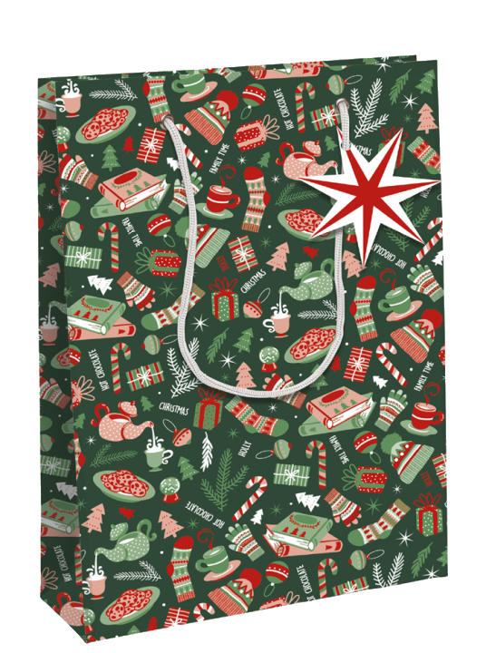 Clairefontaine Weihnachts-Geschenktüte , Cosy, , mittel