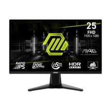 MSI MSI MAG 255FDE E20 Gaming Monitor - 200 Hz, 0,5ms GtG Rapid IPS PANEL