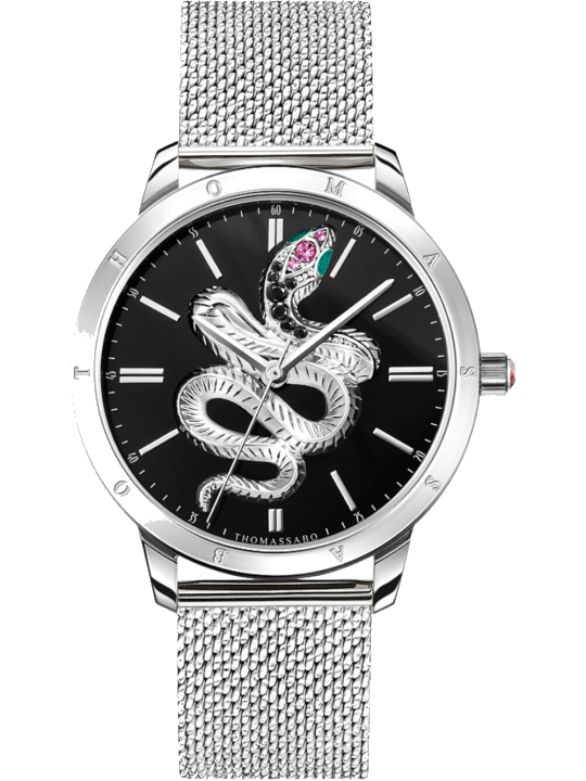 Thomas Sabo WA0383-201-203 Damenuhr Schlange 33mm 5ATM