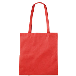 Vliestasche Textile mit langen Henkeln, rot
