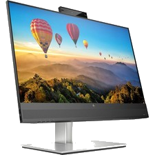 HP E24m G4 PC Monitor 24 Zoll mit Lautsprecher HDMI USB C Full HD Webcam IPS MST