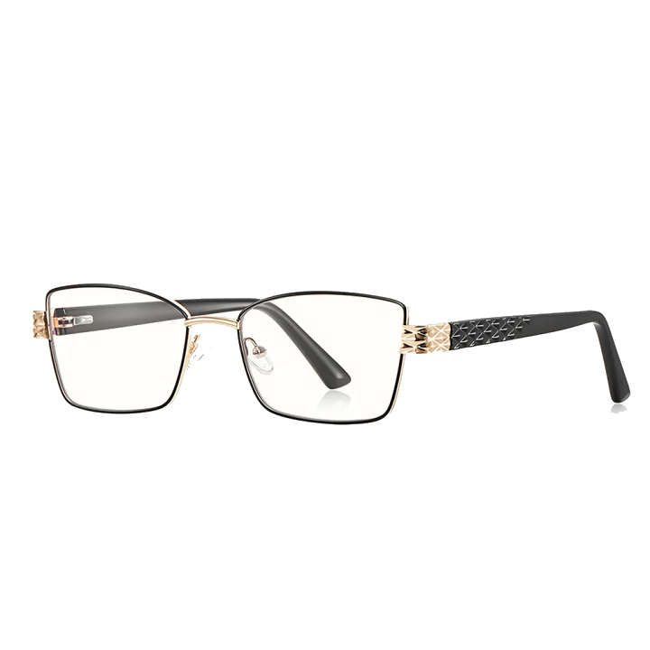 Damen Computerbrille Techsuit 3171, Anti-Blue Light, Schwarz