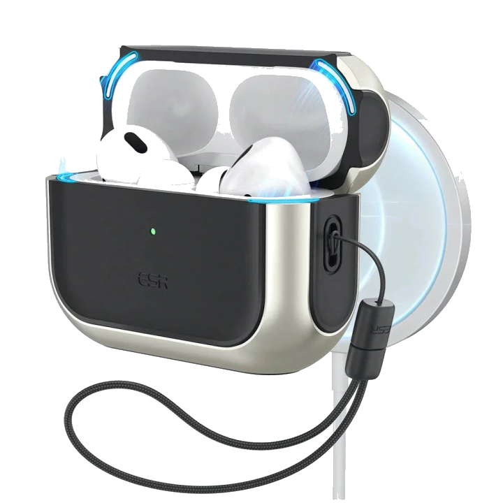 ESR Orbit Hybrid Hülle für Apple AirPods Pro 3, Grau