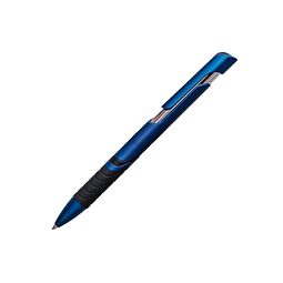 PENKO® Metallic-Kugelschreiber Johannesburg, blaue Mine, dunkelblau