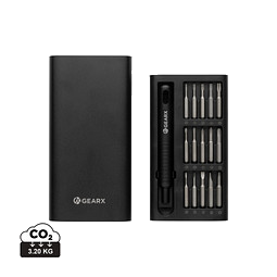 Gear X 31-in-1 Präzisions-Schraubendreher-Satz, schwarz