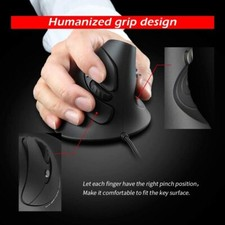 Gaming Maus vertikale 6 Tasten 3200DPI MSDS USB Gamer Mouse 7 Farbe PC Computer