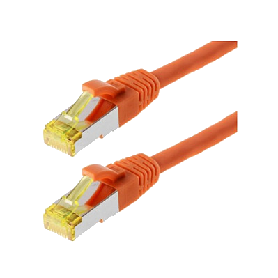 helos Patchkabel Cat.6a GHMT AWG 26/7 orange 1,0m