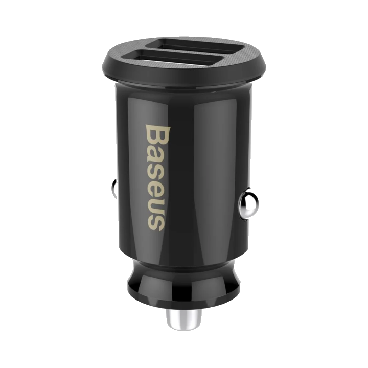 Baseus Grain KFZ-Ladegerät 10W | 2x USB-A | Schwarz