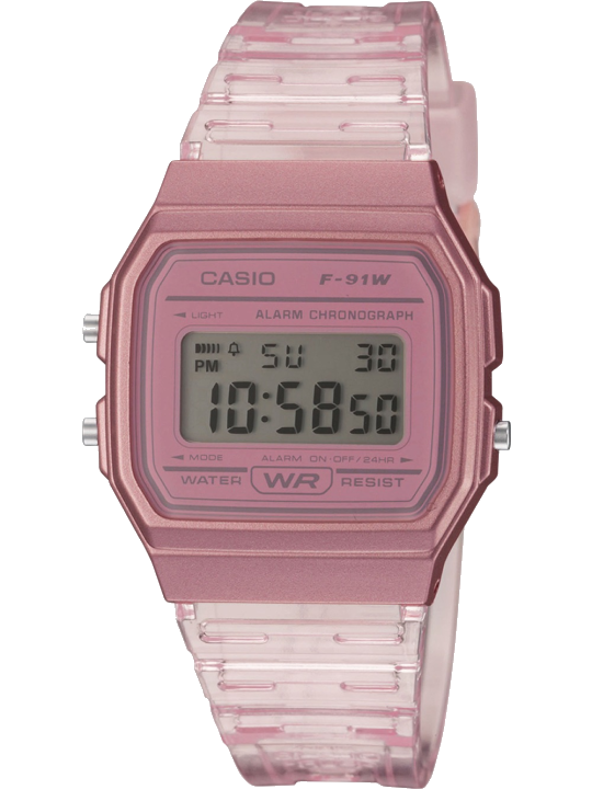 CASIO TIMELESS COLLECTION Chronograph F-91WS-4EF, Quarzuhr, Armbanduhr,Herren,Damen,Jugendliche, Digitaluhr,Resinarmband