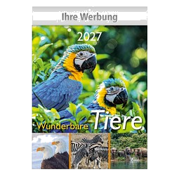 Bildkalender Wunderbare Tiere 2027