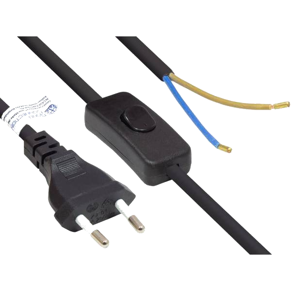 Good Connections Euro-Netzkabel an open end schw. 1,5m