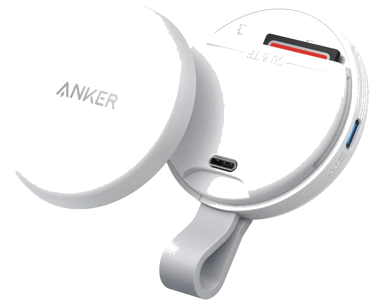 USB-C Kartenleser Anker MagGo für Apple iPhone USB-C, SD - microSD, Weiß A83D1G21