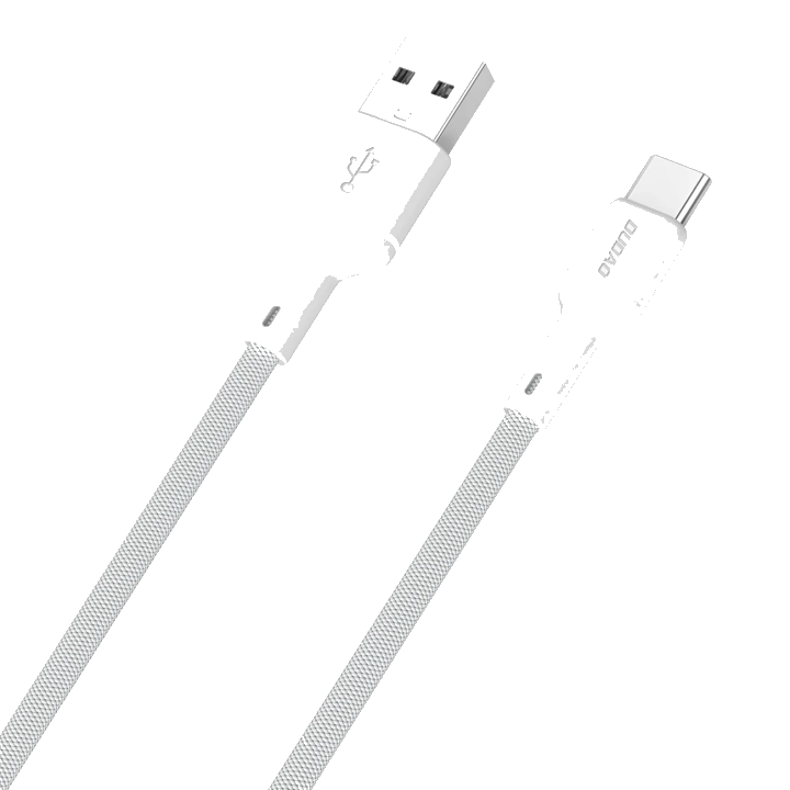 Daten- und Ladekabel USB-A - USB-C Dudao L9T, 100W, 1m, Weiß