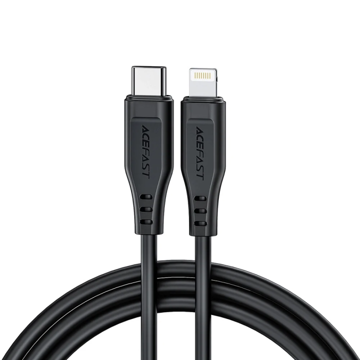 Daten- und Ladekabel USB-C - Lightning Acefast C3-01, 30W, 1.2m, Schwarz