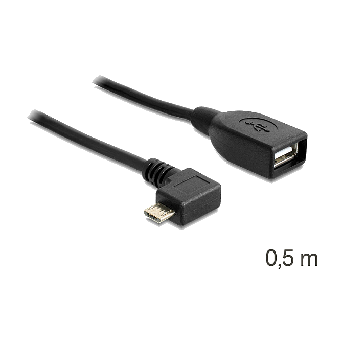 DeLOCK USB micro-B - USB 2.0-A, 0.5m USB cable