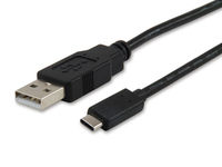 Equip 12888107 USB Kabel USB 2.0 1 m USB A USB C Schwarz