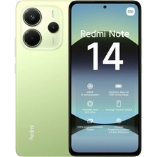 Xiaomi Redmi Note 14 128 GB Lime Green Dual SIM Smartphone Handy Mobiltelefon