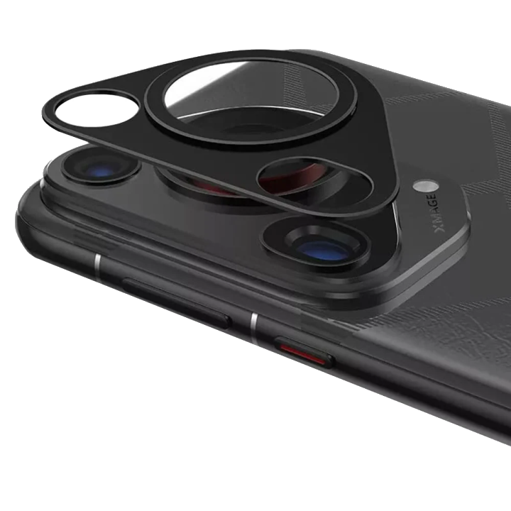 Schutzfolie Techsuit für die Rückkamera des Huawei Pura 70 Ultra, gehärtetes Glas, Schwarz