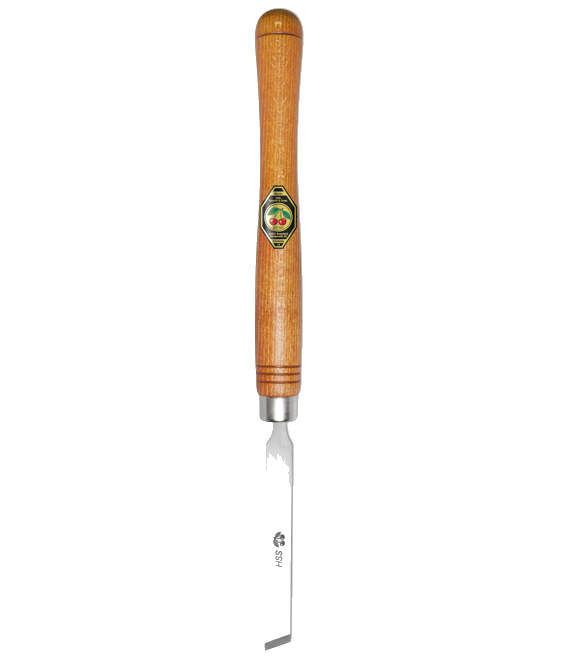 KIRSCHEN HSS-Drechslerbeitel Flachmeißel schräg zweiballig 26 mm 1559026
