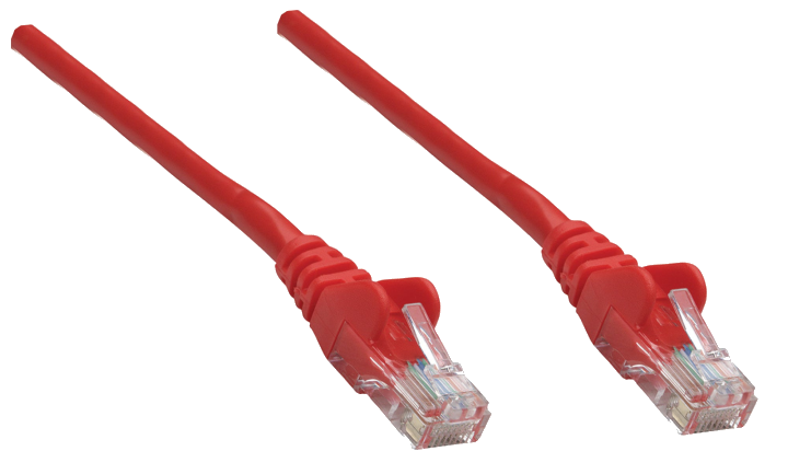 INTELLINET Patchkabel RJ45 S/FTP Cat6 Kupfer LSZH 1,5m rot