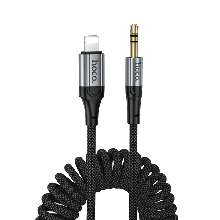 Audio-Kabel Lightning - 3,5mm HOCO UPA33A, 1,5m, Schwarz