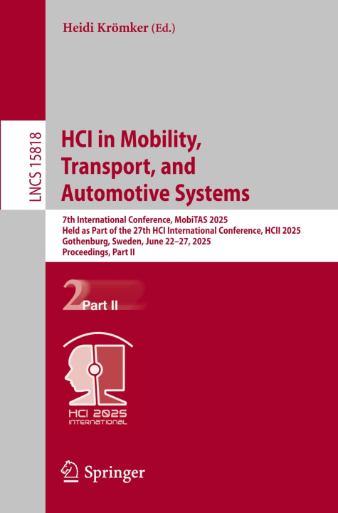 HCI in Mobility Transport and Automotive Systems