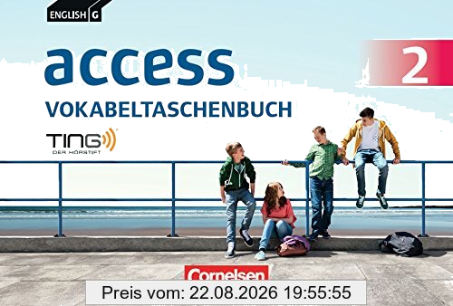 English G Access - Allgemeine Ausgabe: Band 2: 6. Schuljahr - Vokabeltaschenbuch: TING-fähig