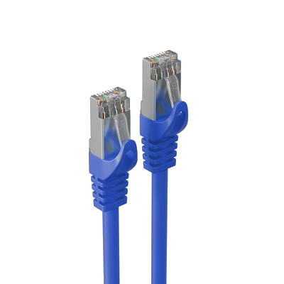 shiverpeaks Patchkabel, Kat. 6A, S/FTP, 2,0 m, blau