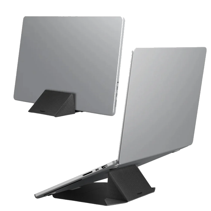 Spigen Slim Fold LD201-S9 Laptopständer für max. 16 Zoll, Schwarz AMP11118