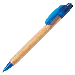 Holz Kugelschreiber PrismaWood, MADE IN GERMANY, blau