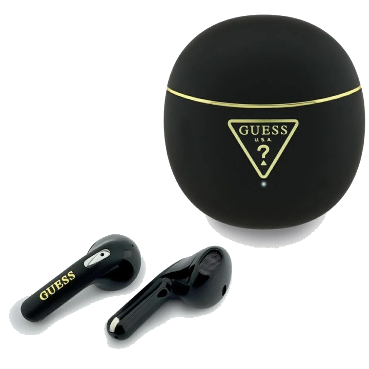 Handsfree Bluetooth Guess Script Print, TWS, Schwarz