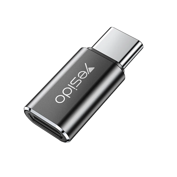 Daten- und Ladeadapter Lightning - USB-C Yesido GS22, Grau