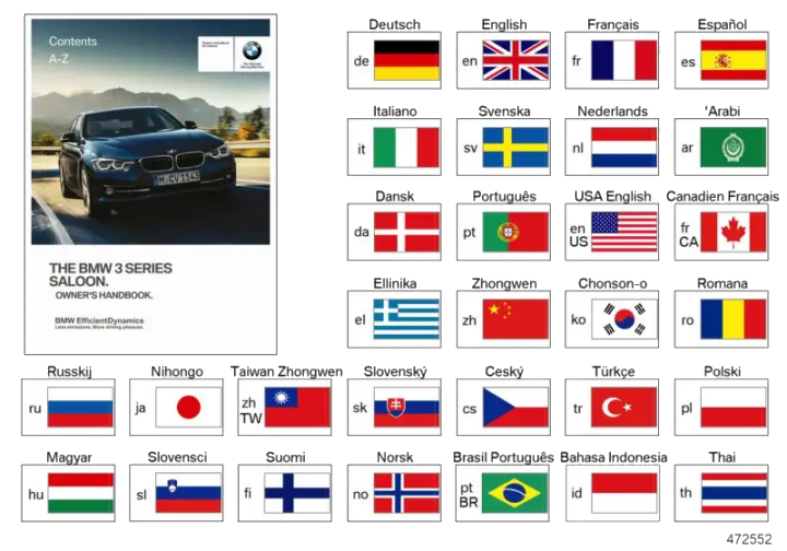 BMW Betriebsanleitung Deutsch F30 01402901062 - Bildposition 01
