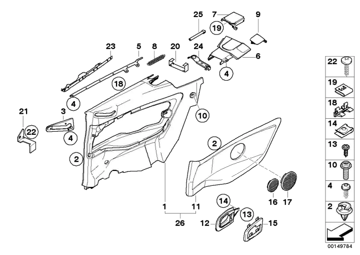 BMW Blende Lautsprecher E36 51438172977 - Bildposition 16