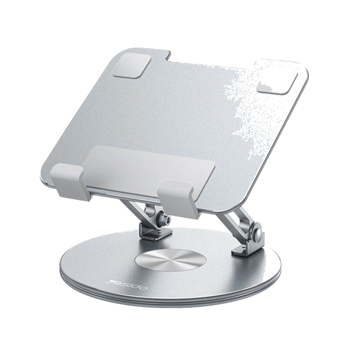 Yesido C293 Bürohalterung für Telefon / Tablet, 4,5 Zoll - 13 Zoll, Silber