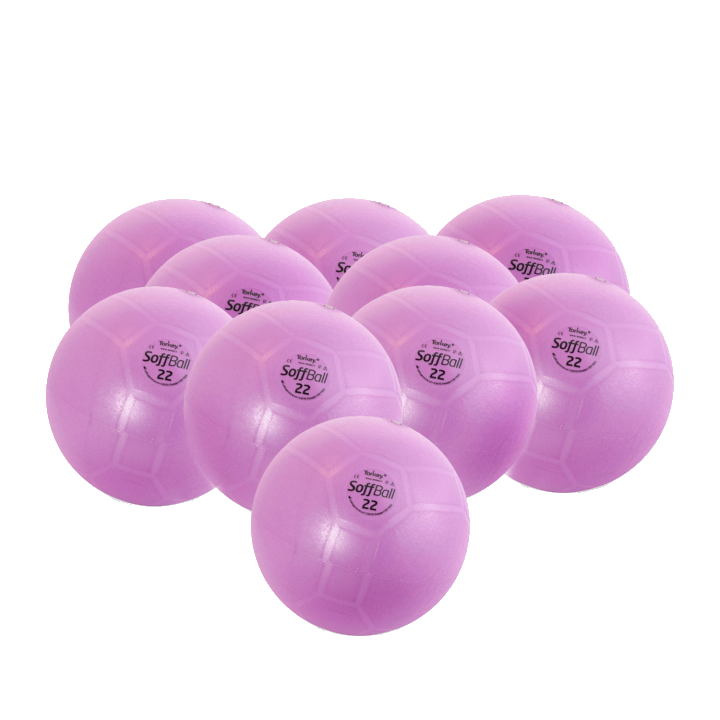 10x Original Pezzi® Soffball MAXAFE 22cm Ø - lila