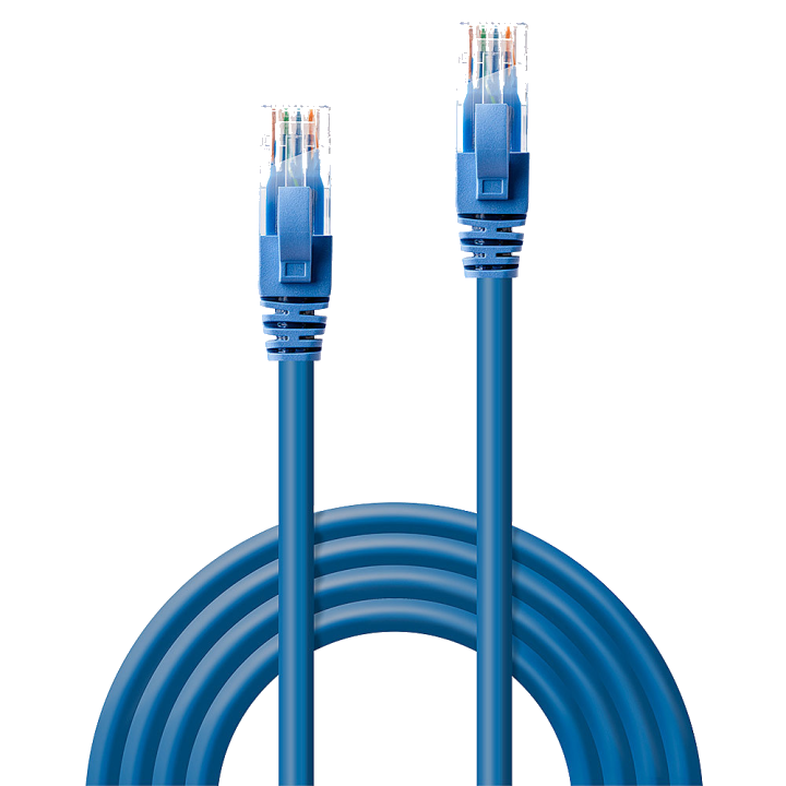 LINDY Patchkabel Cat6 U/UTP blau 0.30m