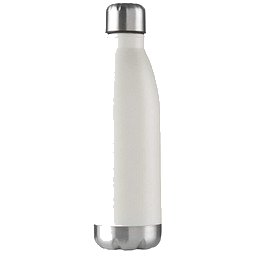 Thermo-Trinkflasche Design, 500 ml, Weiß