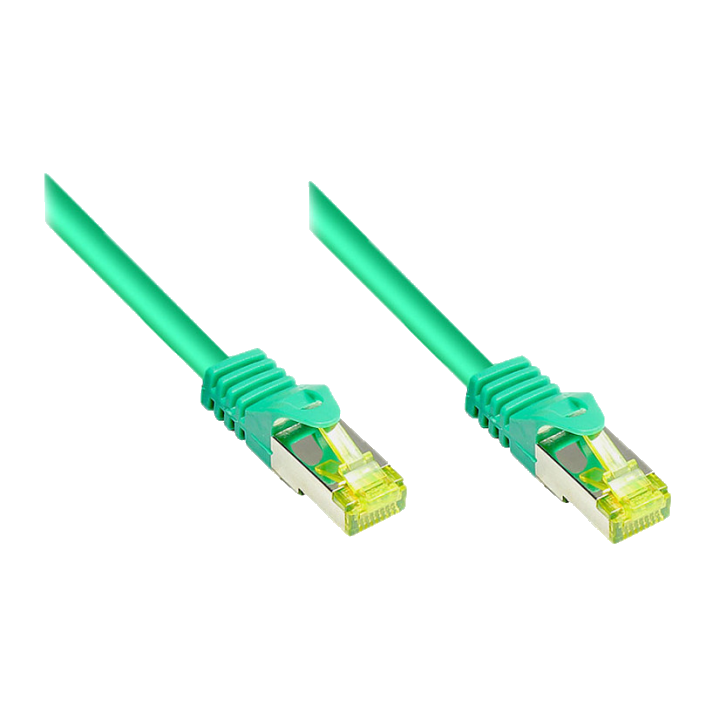 Good Connections Patchkabel m. Cat.7 Rohkabel grün 1,5m