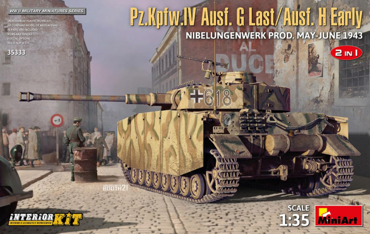 Pz.Kpfw.IV Ausf.G-Last/H-Early - Nibelungenwerk Prod (May-June1943) 2in1