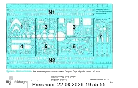 Schrift- und Zeichenschablone Elektrotechnik