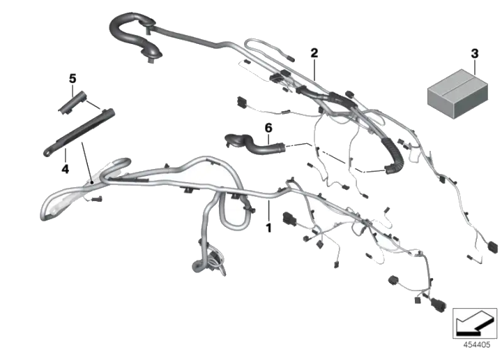 BMW Kabelsatz Heckklappe 61129347719 - Bildposition 01