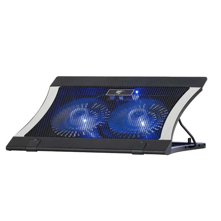 Cooler HAVIT F2051 für Laptop 9 Zoll - 17 Zoll, Schwarz