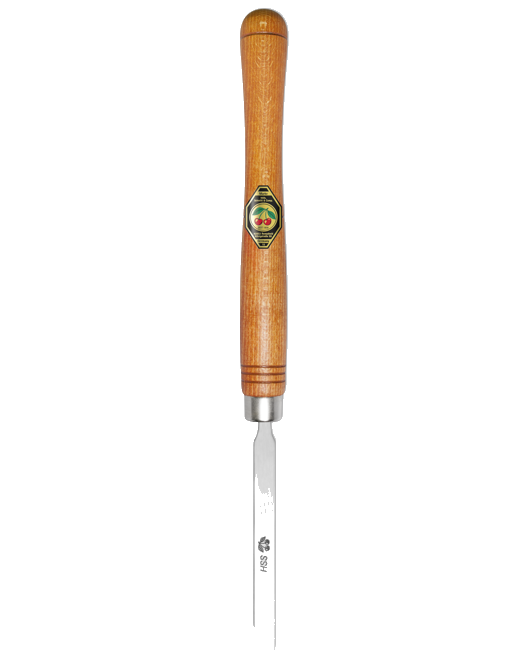 KIRSCHEN HSS-Drechslerbeitel mit Weißbuchenheft Abstechstahl 3 mm 1581003